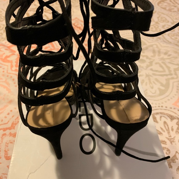 Black Aldo Goude heels US 9 - Picture 5 of 6